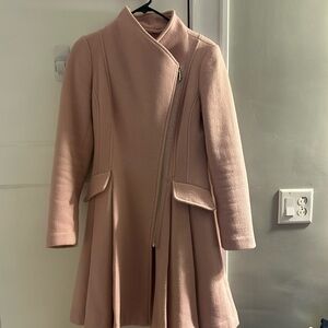 Guess Chic Pink Asymmetrical Coat